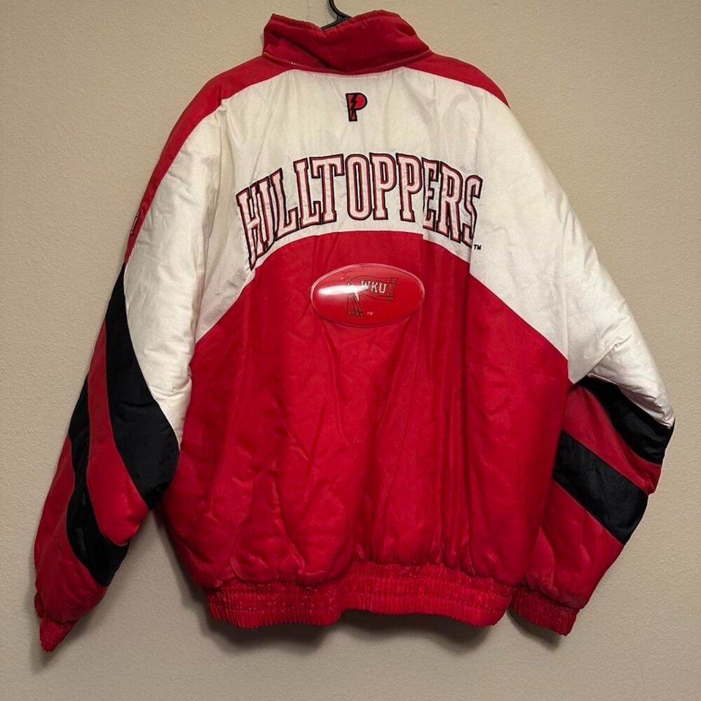 Vintage 90s Pro Player Western Kentucky University (WKU) Hilltoppers Puffer RARE